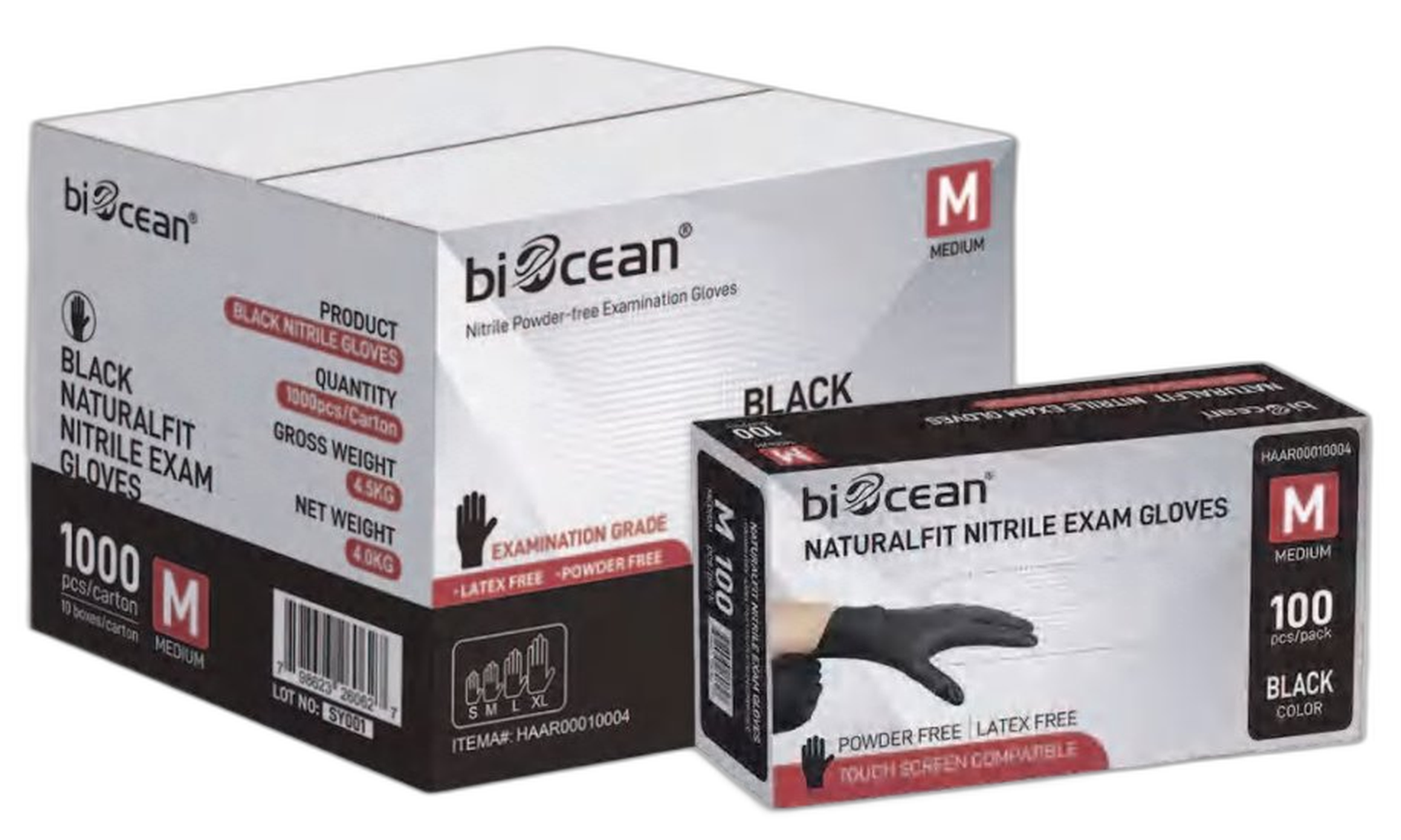 Black Nitrile Disposable Gloves