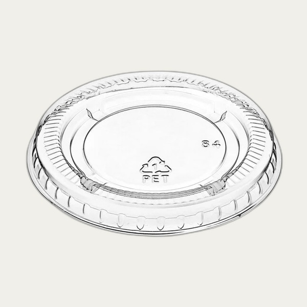 Portion Cup Lid Clear